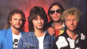 Van Halen 1985  Michael Anthony, Eddie Van Halen, Alex Van Halen, Sammy Hagar   (Photo by Chris Walter/WireImage)